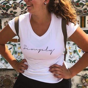 SIMPLY the cutest white tee